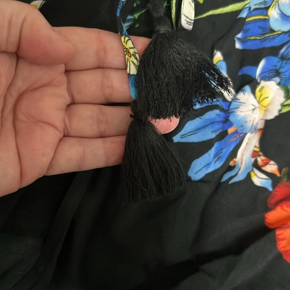 Johnny Was Flower Arch Midi Kimono Tie at waist or just above CoverUp  L - XL - Picture 7 of 13